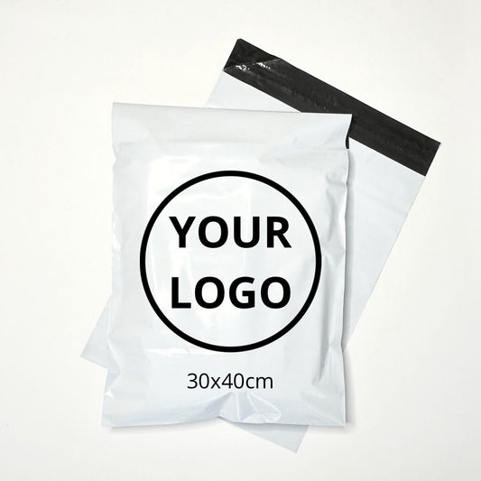 Poly Mailers shipping bag 30х40cm (11.8x15.7in) White