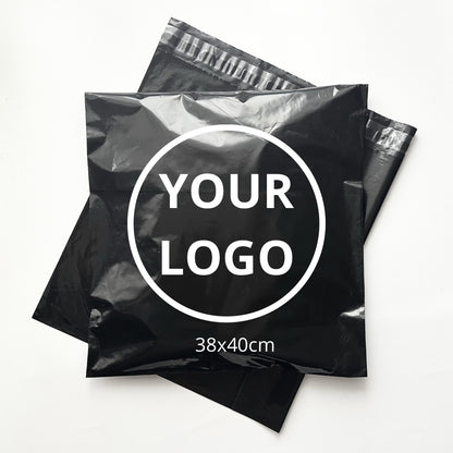 Poly Mailers shipping bag 38х40cm (14.9x15.7in) Black