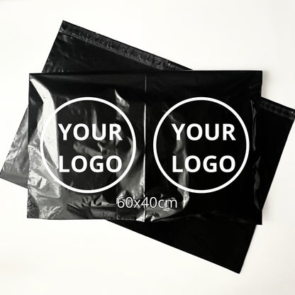 Poly Mailers shipping bag 60х40cm (23.6x15.7in) Black